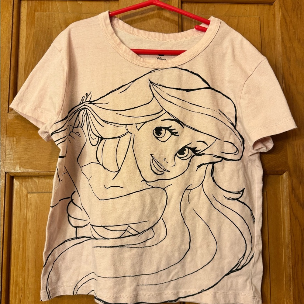 Pink Ariel Graphic T-Shirt